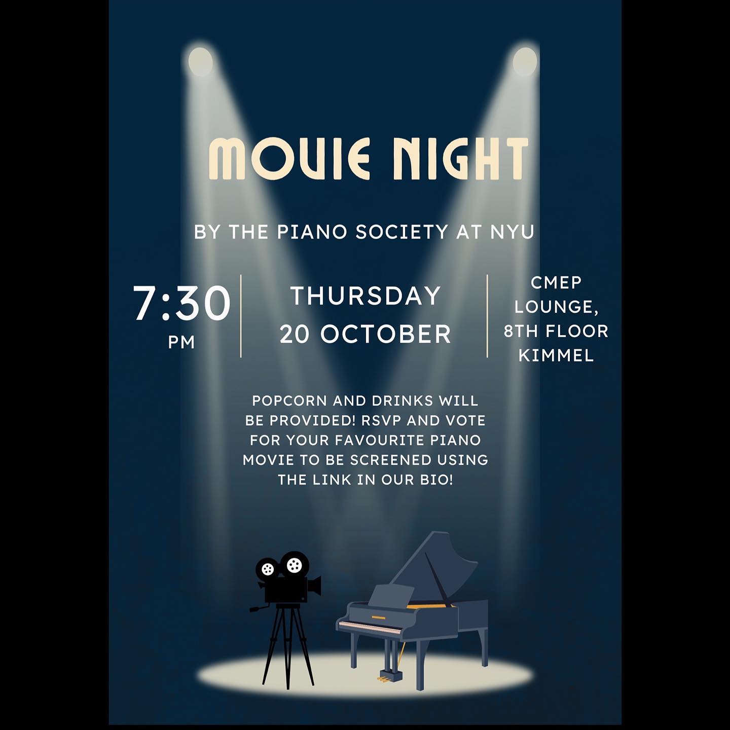 Piano-Themed Movie Night event cover